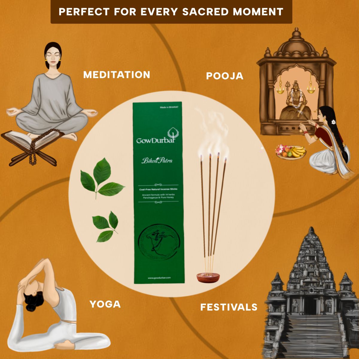 Bilwapatra – Rejuvenating Bilwapatra Incense - Image 3