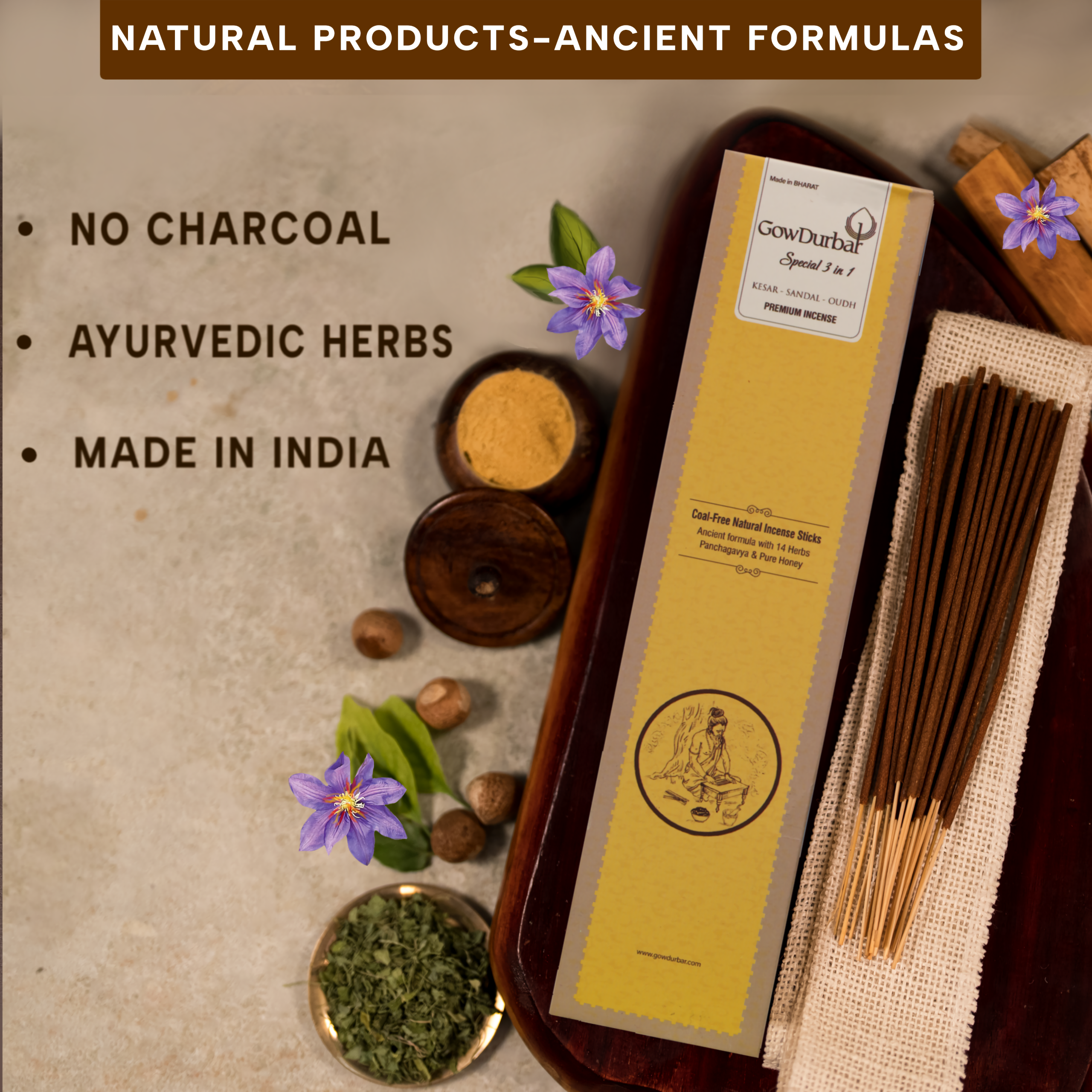 3 in 1 Premium - Kesar, Sandal,  Oudh - Image 2
