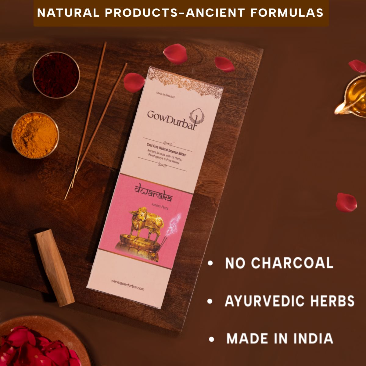 Dwaraka – Amber Flora Incense - Image 2