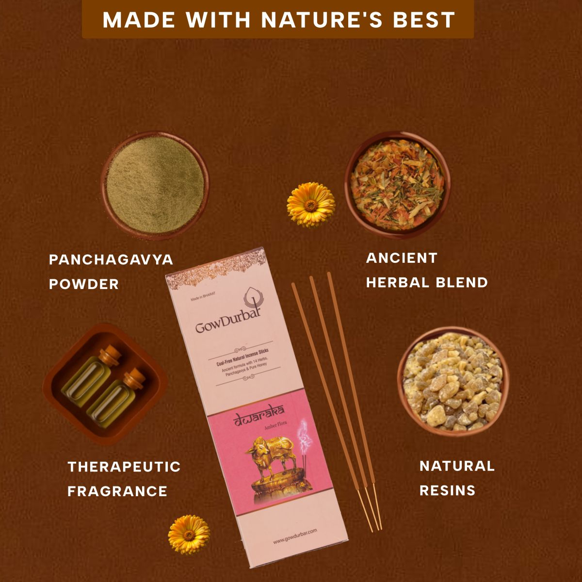 Dwaraka – Amber Flora Incense - Image 4