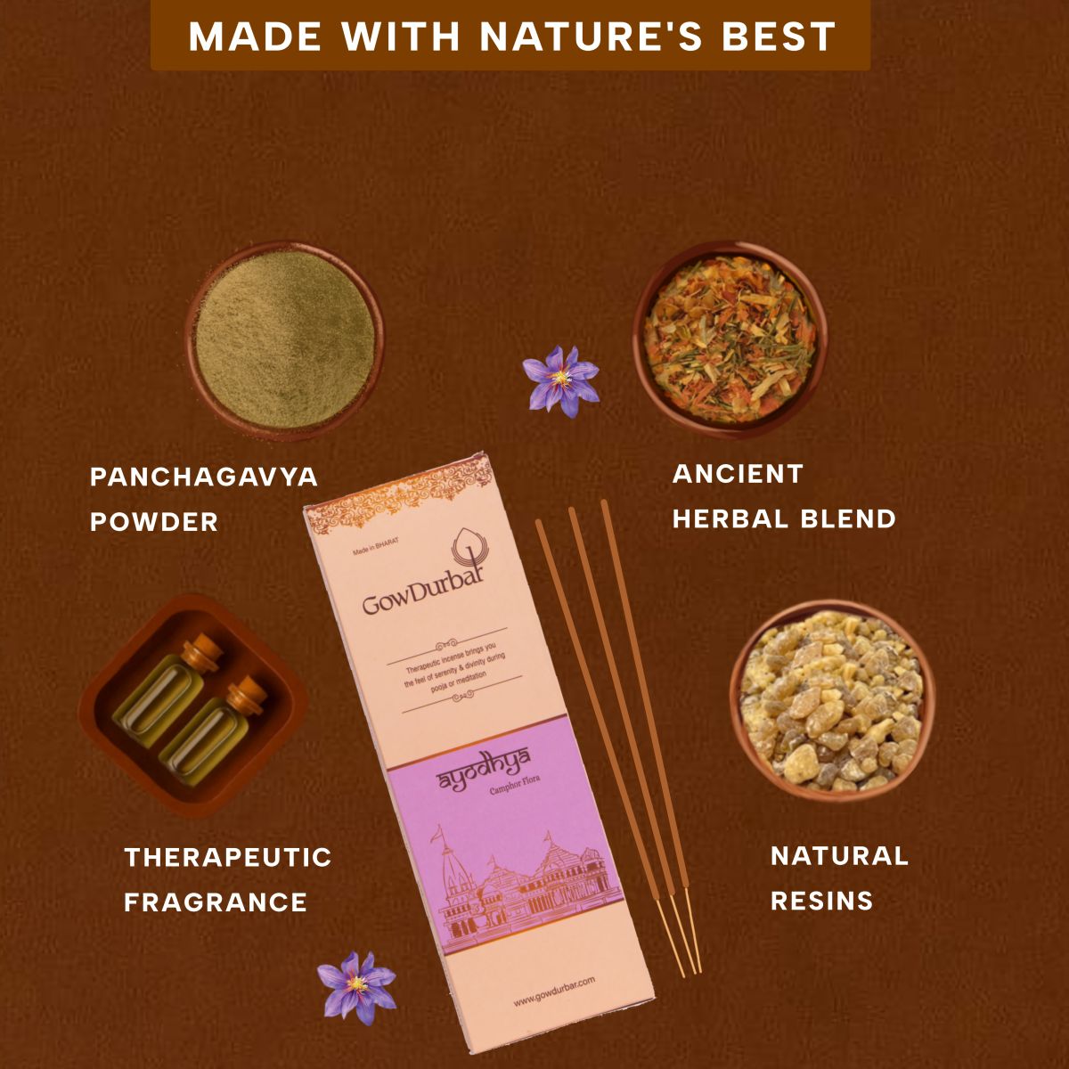 Ayodhya – Camphor Flora Incense - Image 4