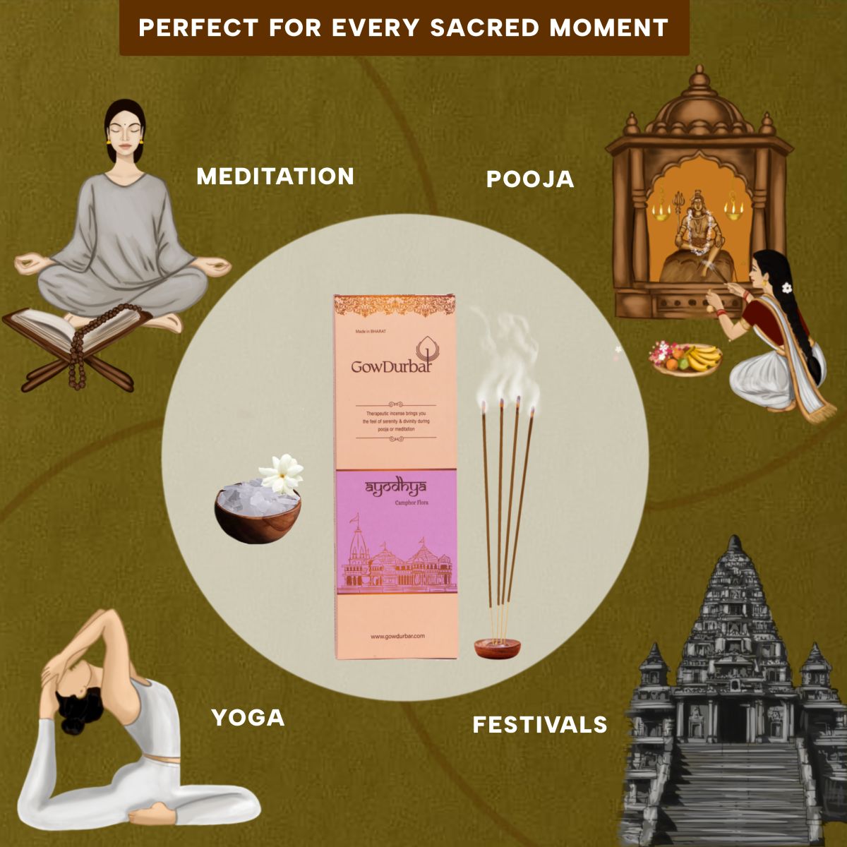 Ayodhya – Camphor Flora Incense - Image 5