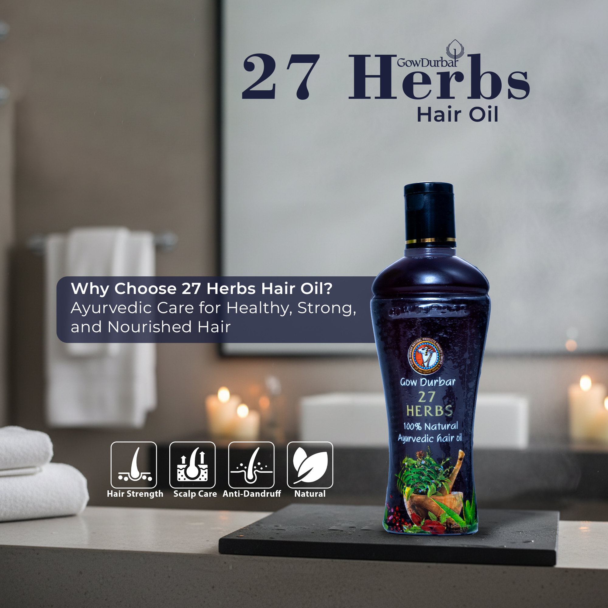 27 Herbs Herbal Hair Oil