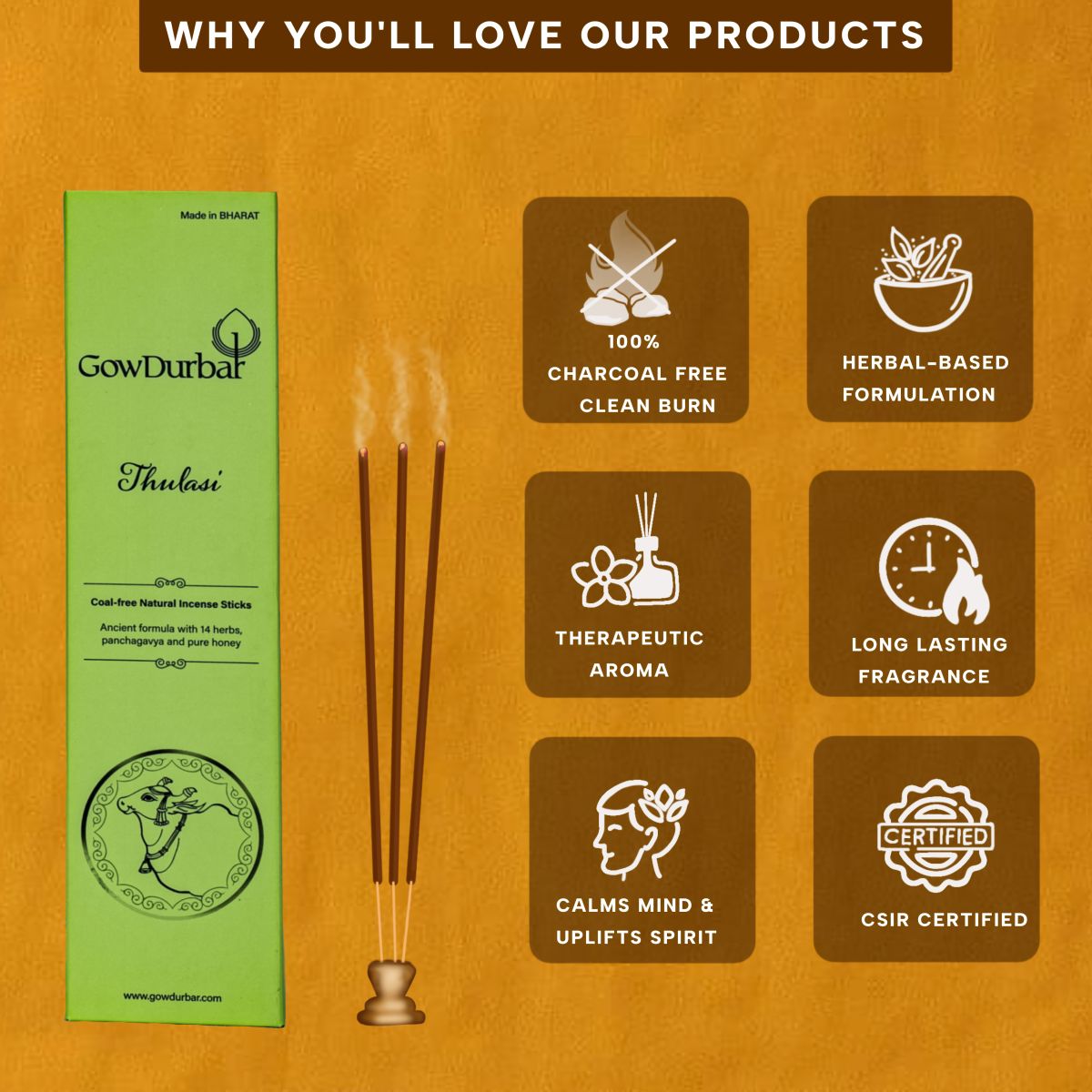 Thulasi – Therapeutic Thulasi Incense - Image 3