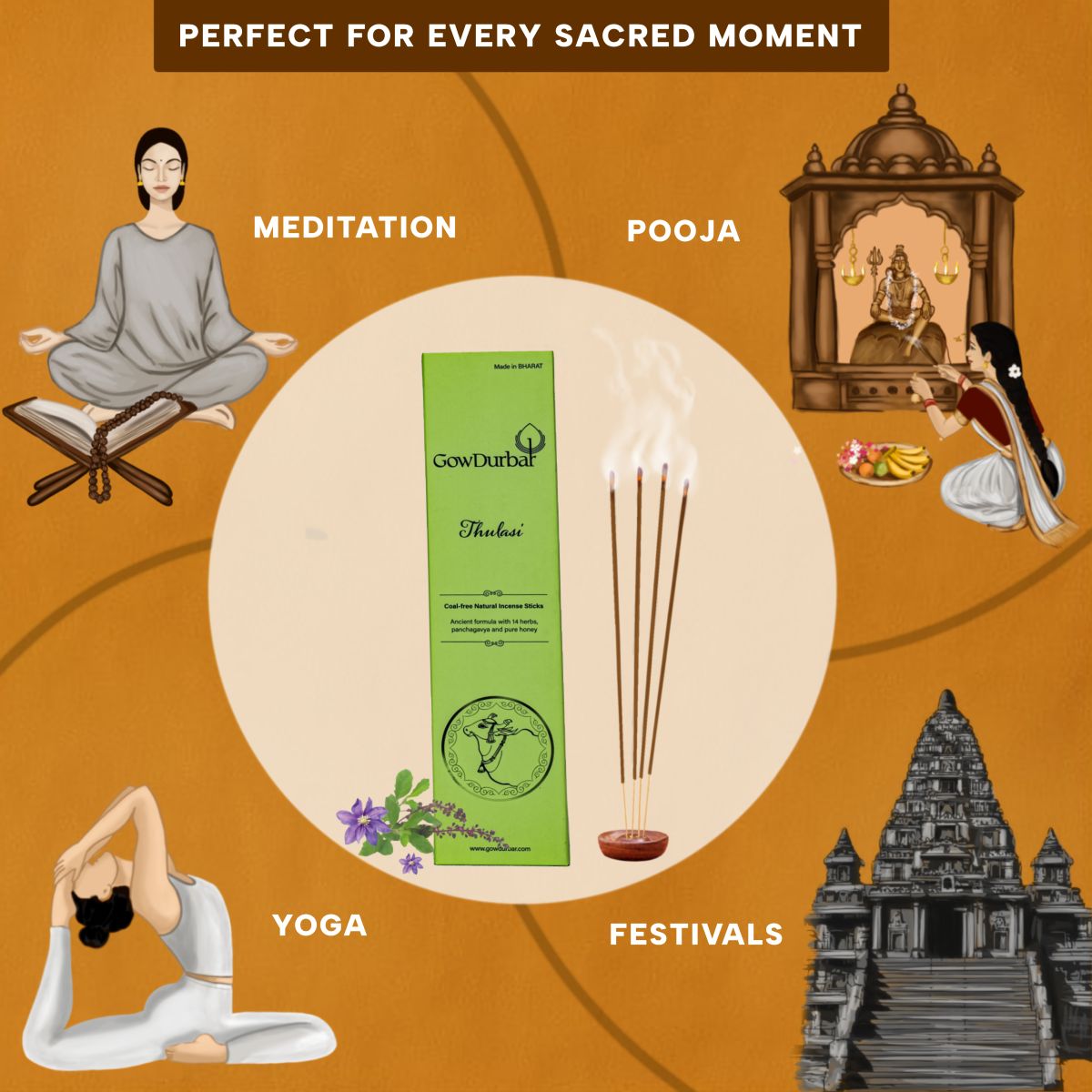 Thulasi – Therapeutic Thulasi Incense - Image 4