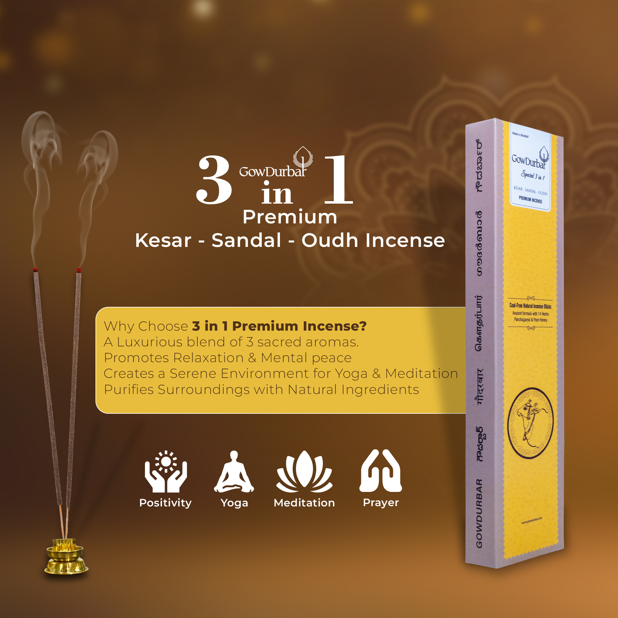 3 in 1 Premium - Kesar, Sandal,  Oudh - Image 9