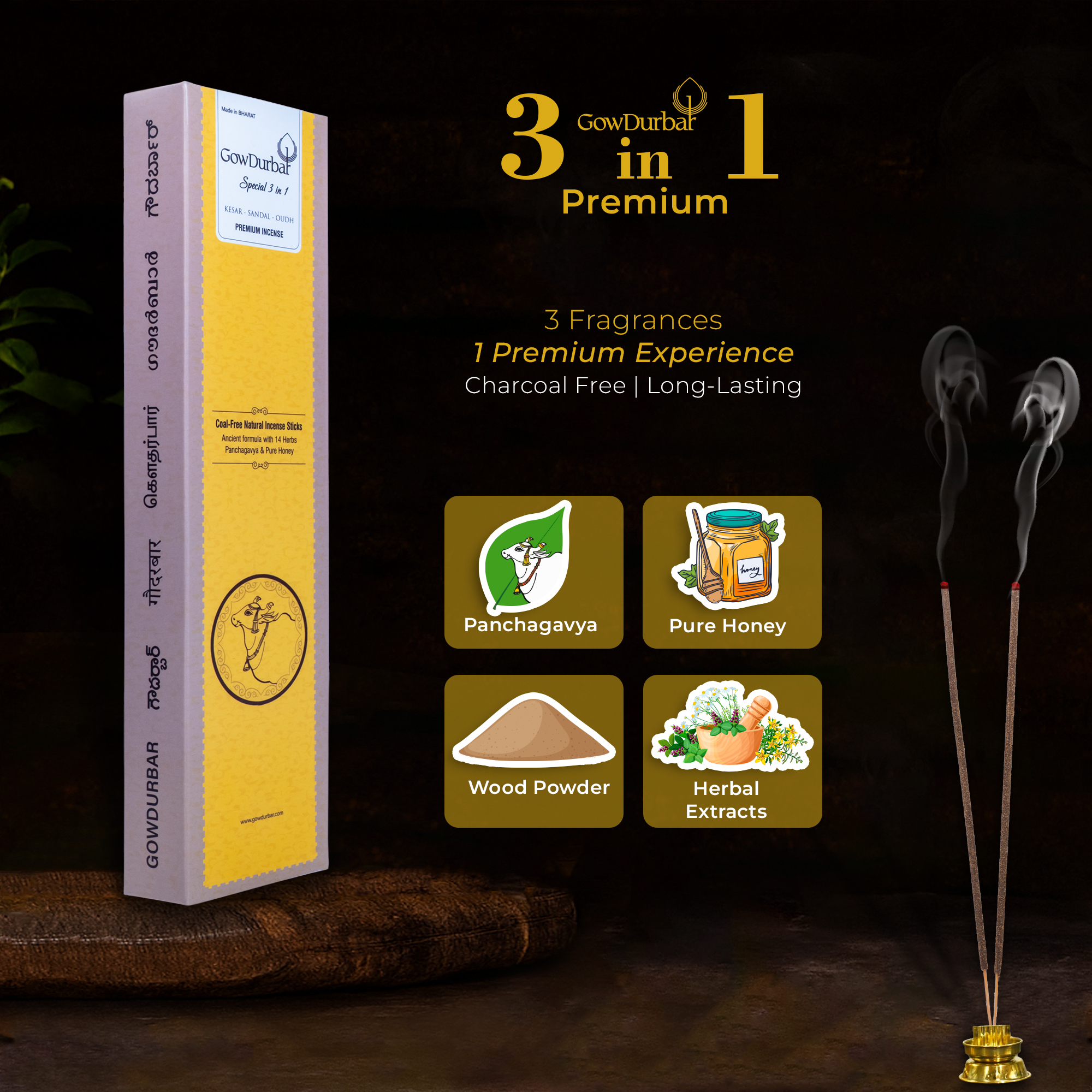 3 in 1 Premium - Kesar, Sandal,  Oudh - Image 8