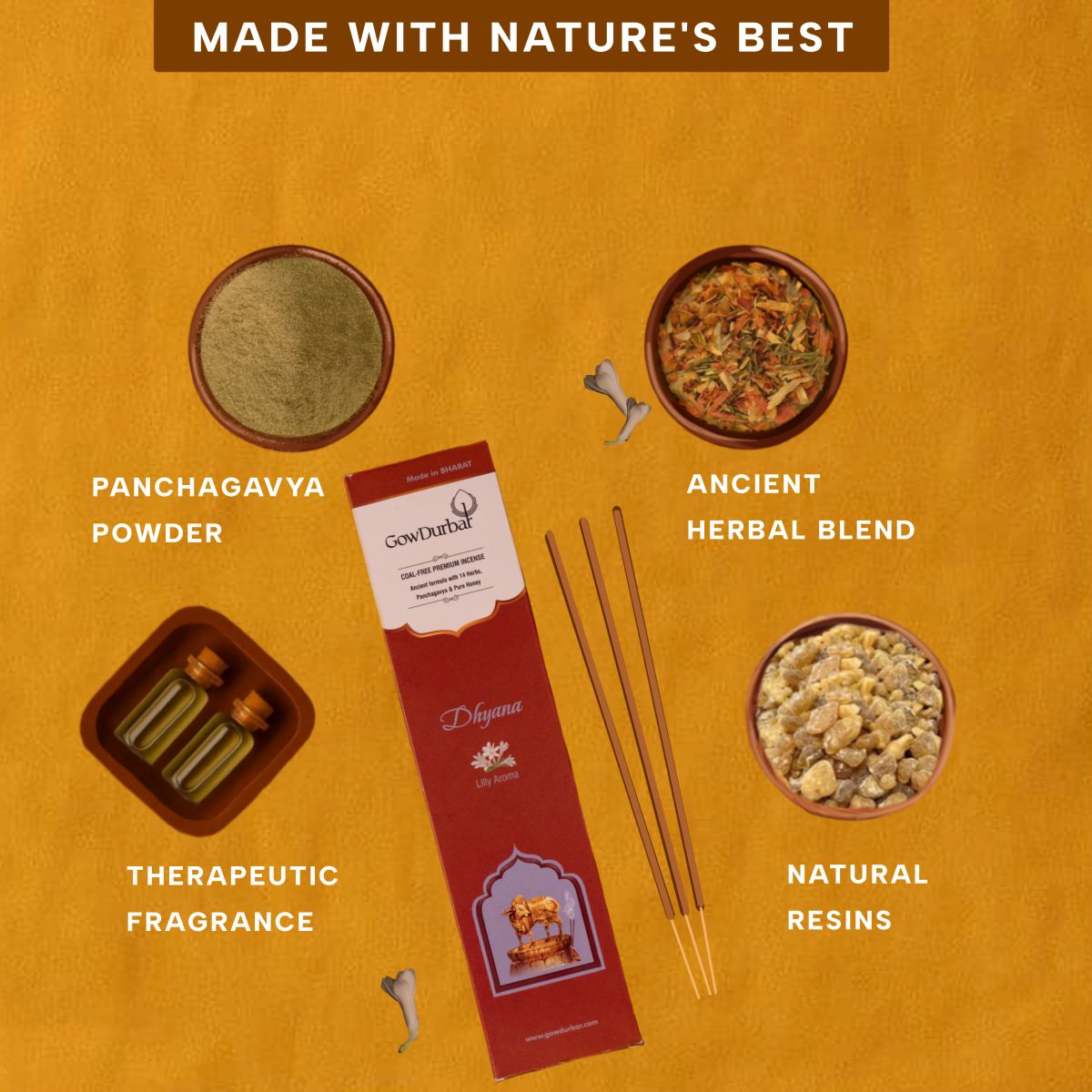 Dhyana - Lilly Aroma Incense - Image 4