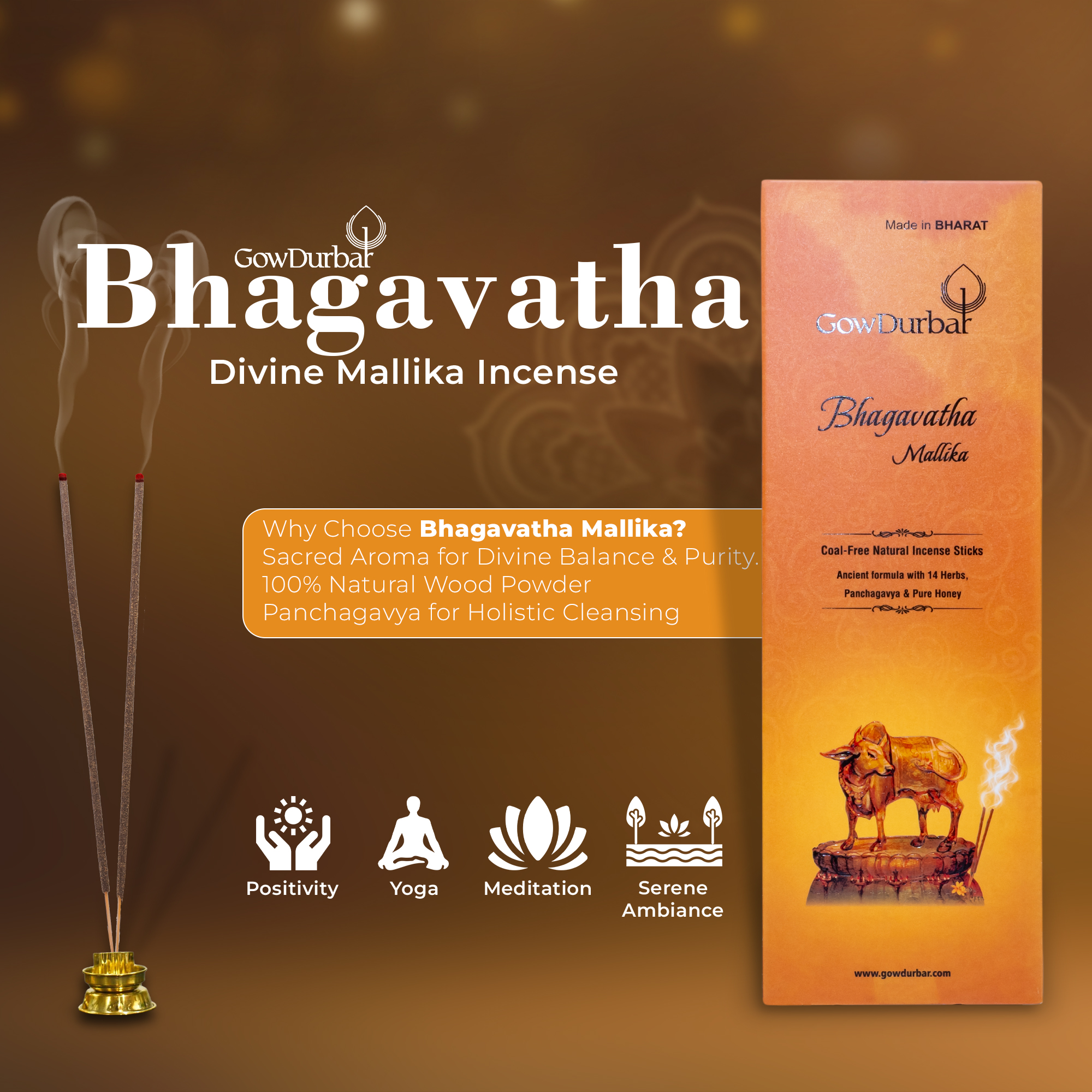 Bhagavatha-Divine Mallika Incense - Image 5
