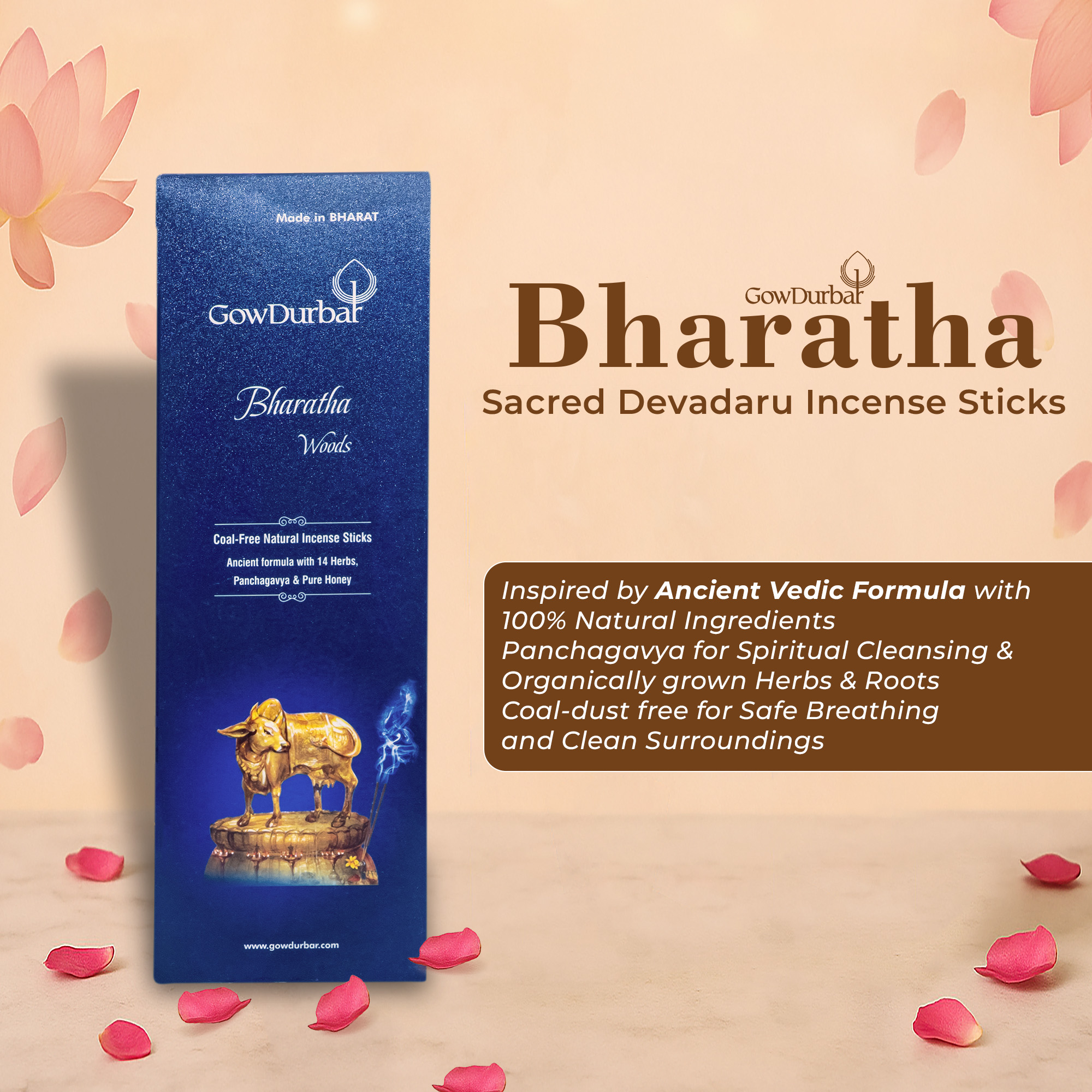 Bharatha-Sacred Devadaru Incense Sticks - Image 4