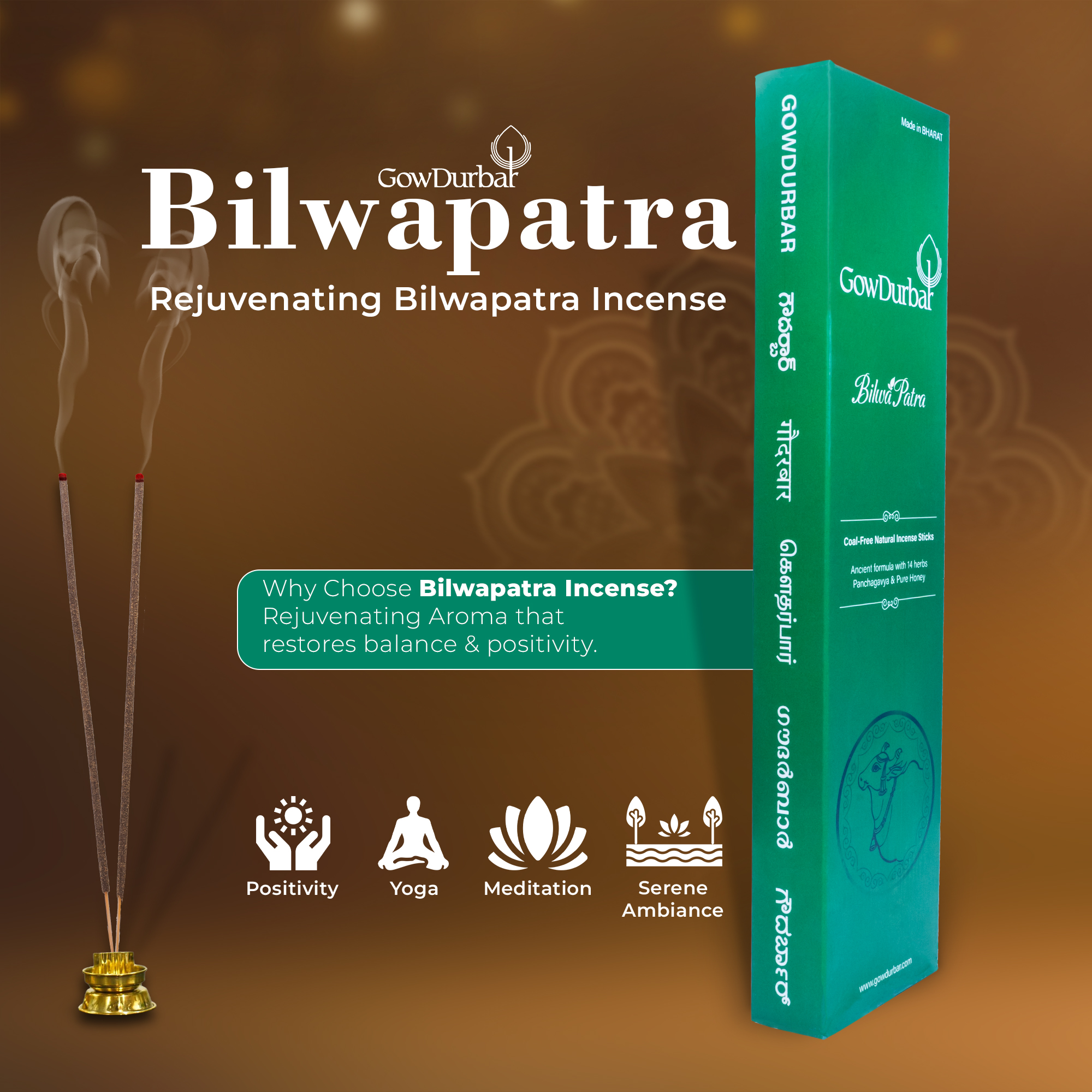 Bilwapatra – Rejuvenating Bilwapatra Incense - Image 5