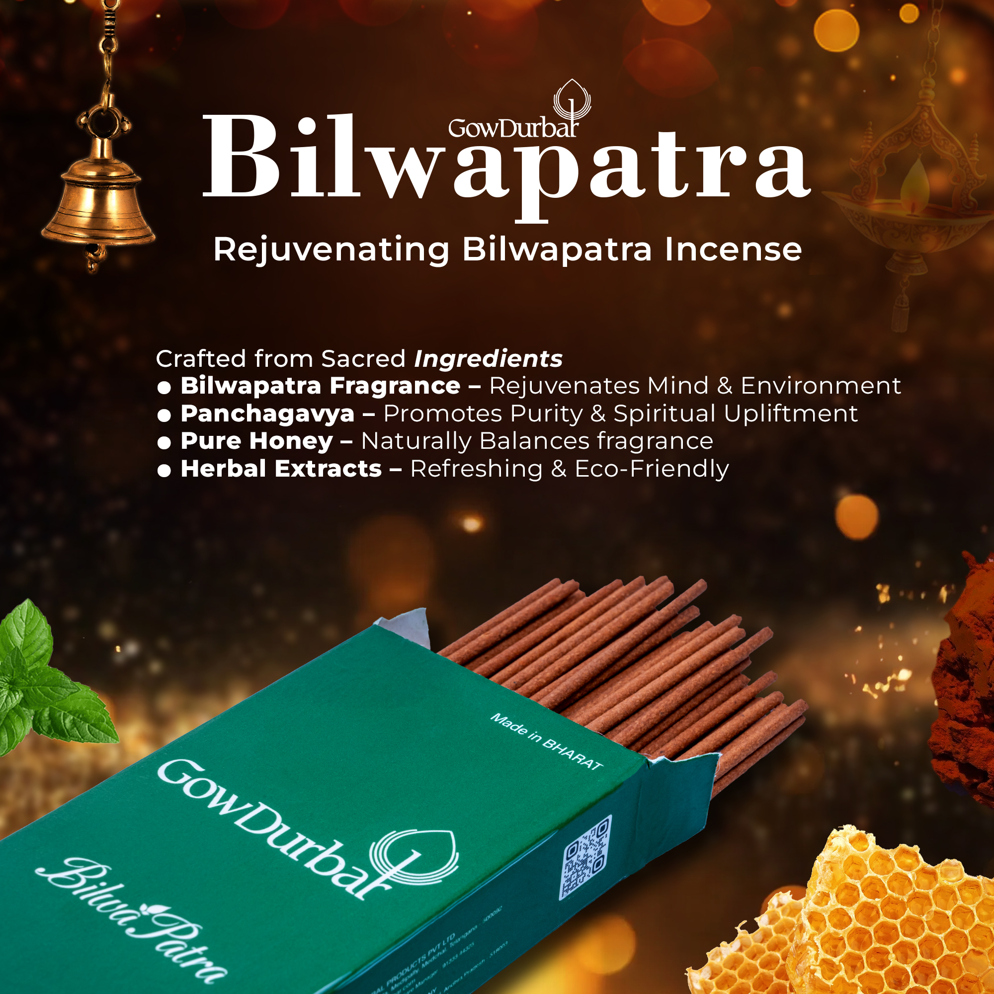 Bilwapatra – Rejuvenating Bilwapatra Incense - Image 2