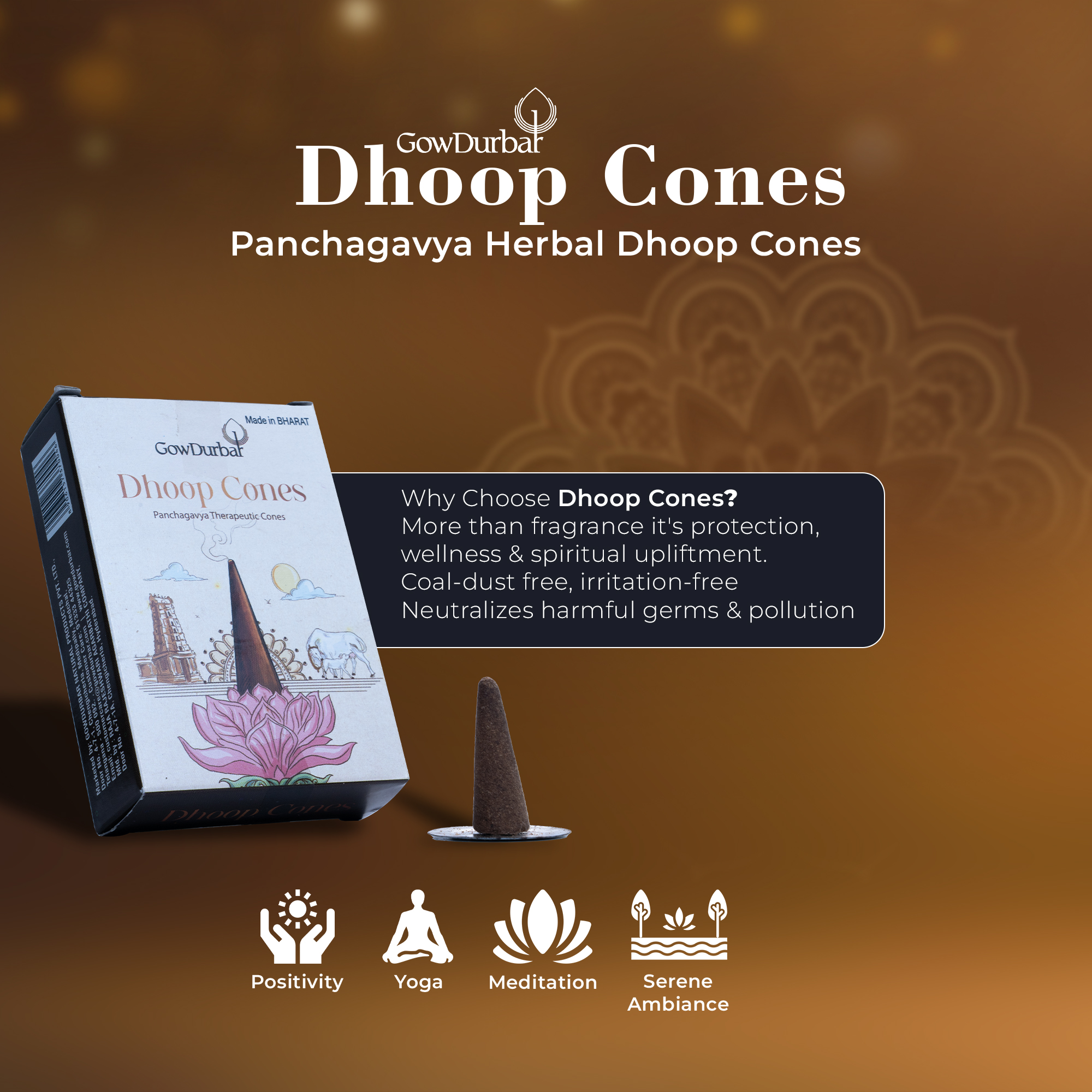 Sambrani Dhoop Cones – Herbal Dhoop Cones - Image 5
