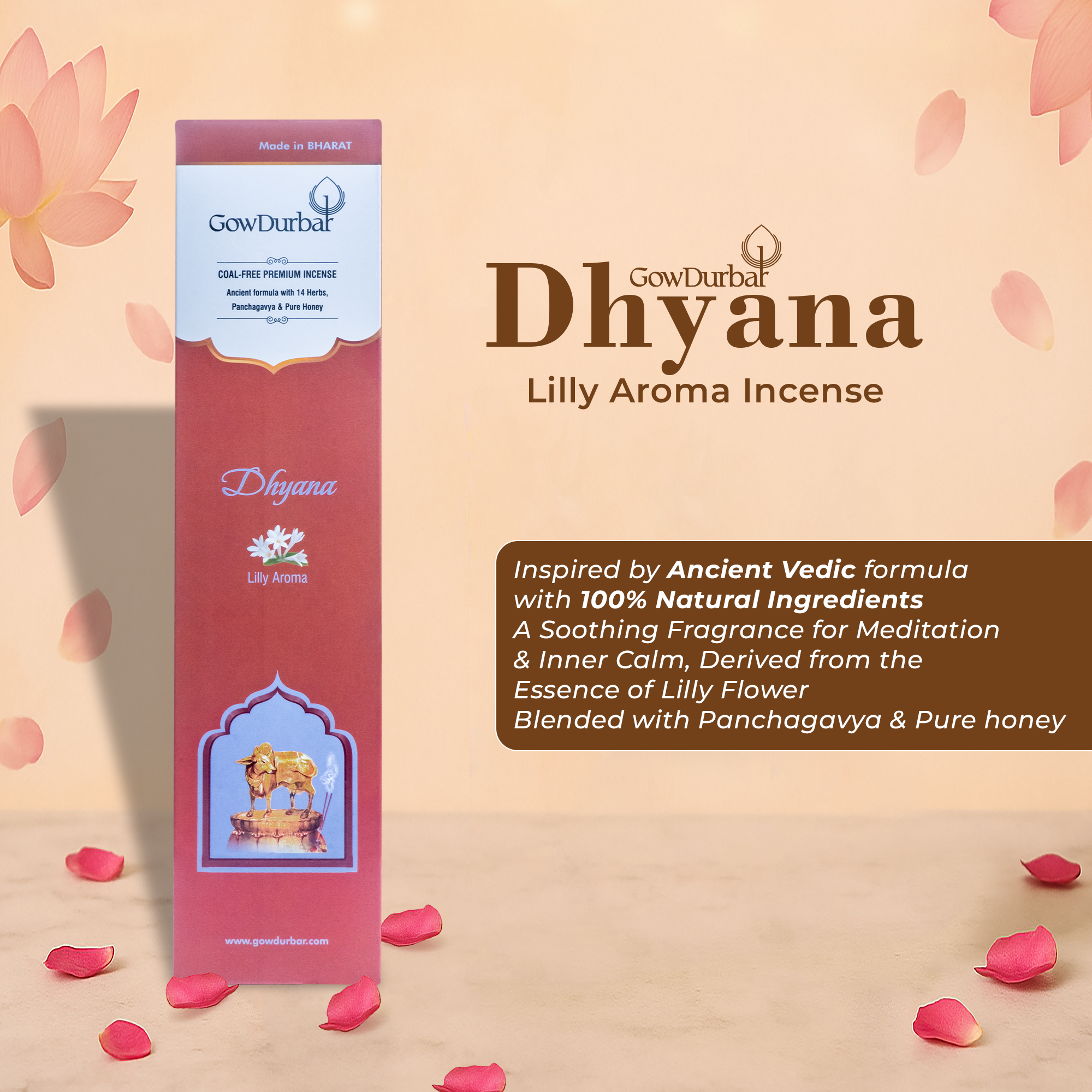 Dhyana - Lilly Aroma Incense - Image 4