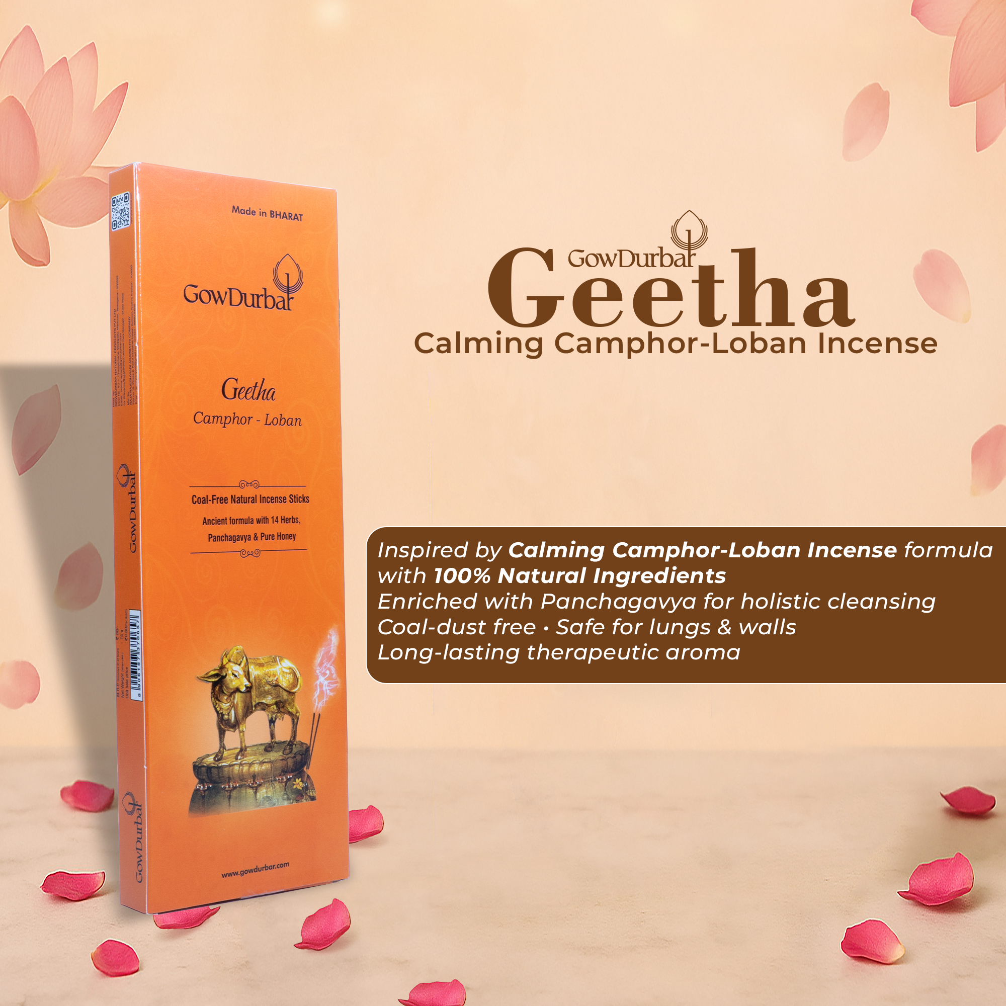 Geetha - Calming Camphor-Loban Incense - Image 4