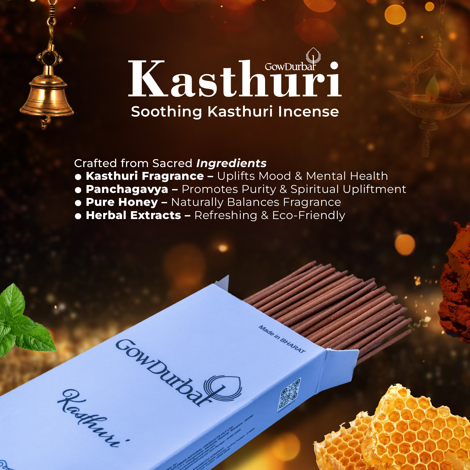 Kasthuri - Soothing kasthuri Incense - Image 3