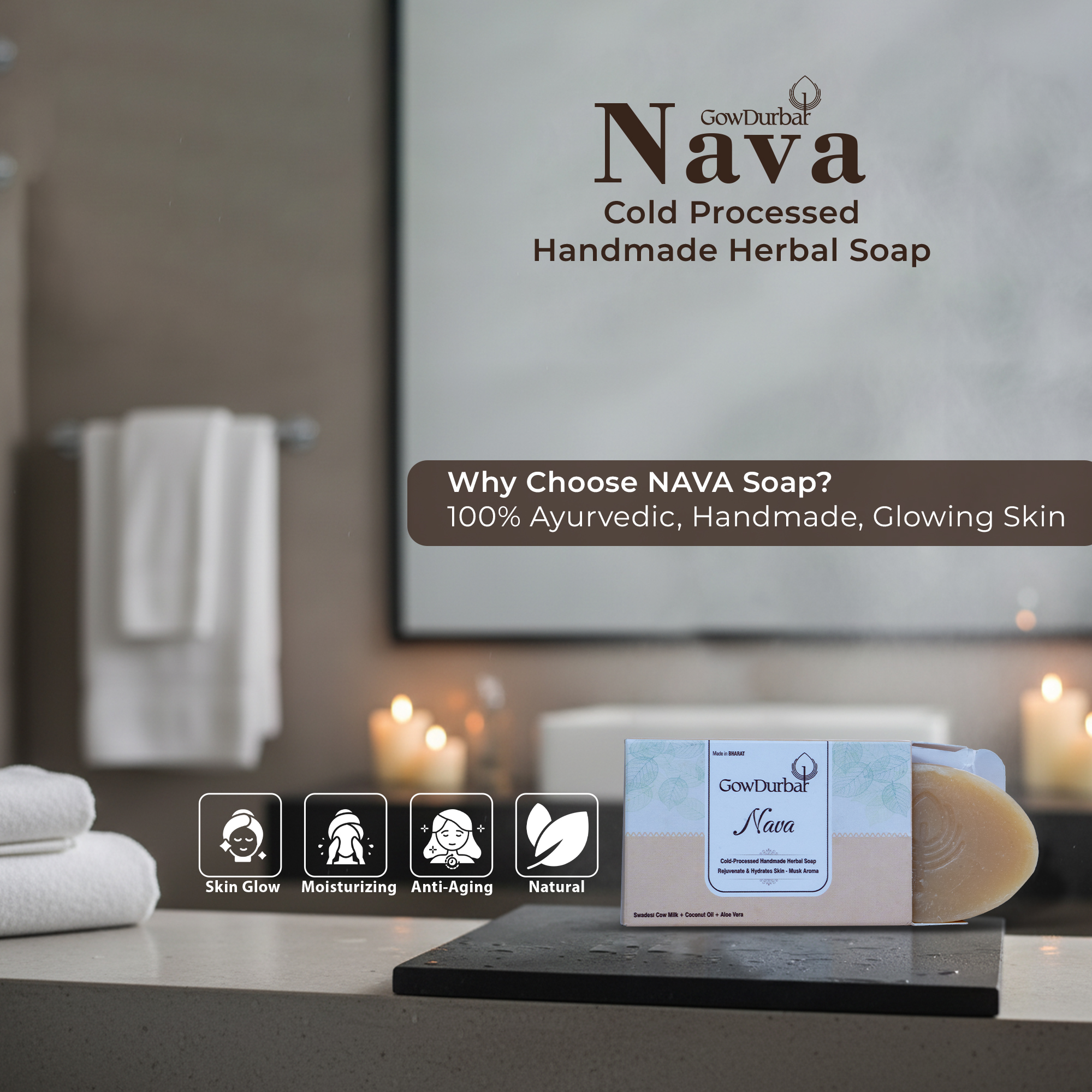 Nava – Cold Processed Handmade Herbal Soap - Image 5