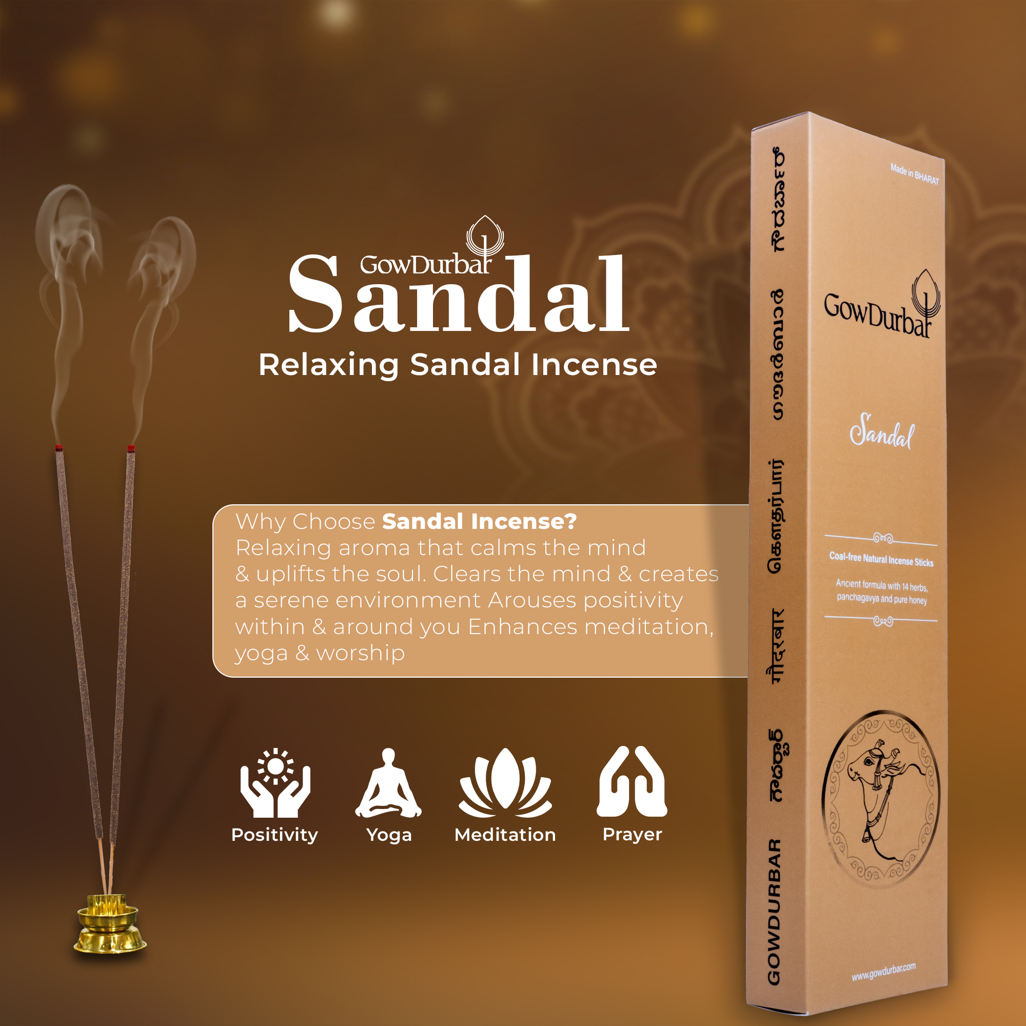 Sandal - Relaxing Sandal Incense - Image 5