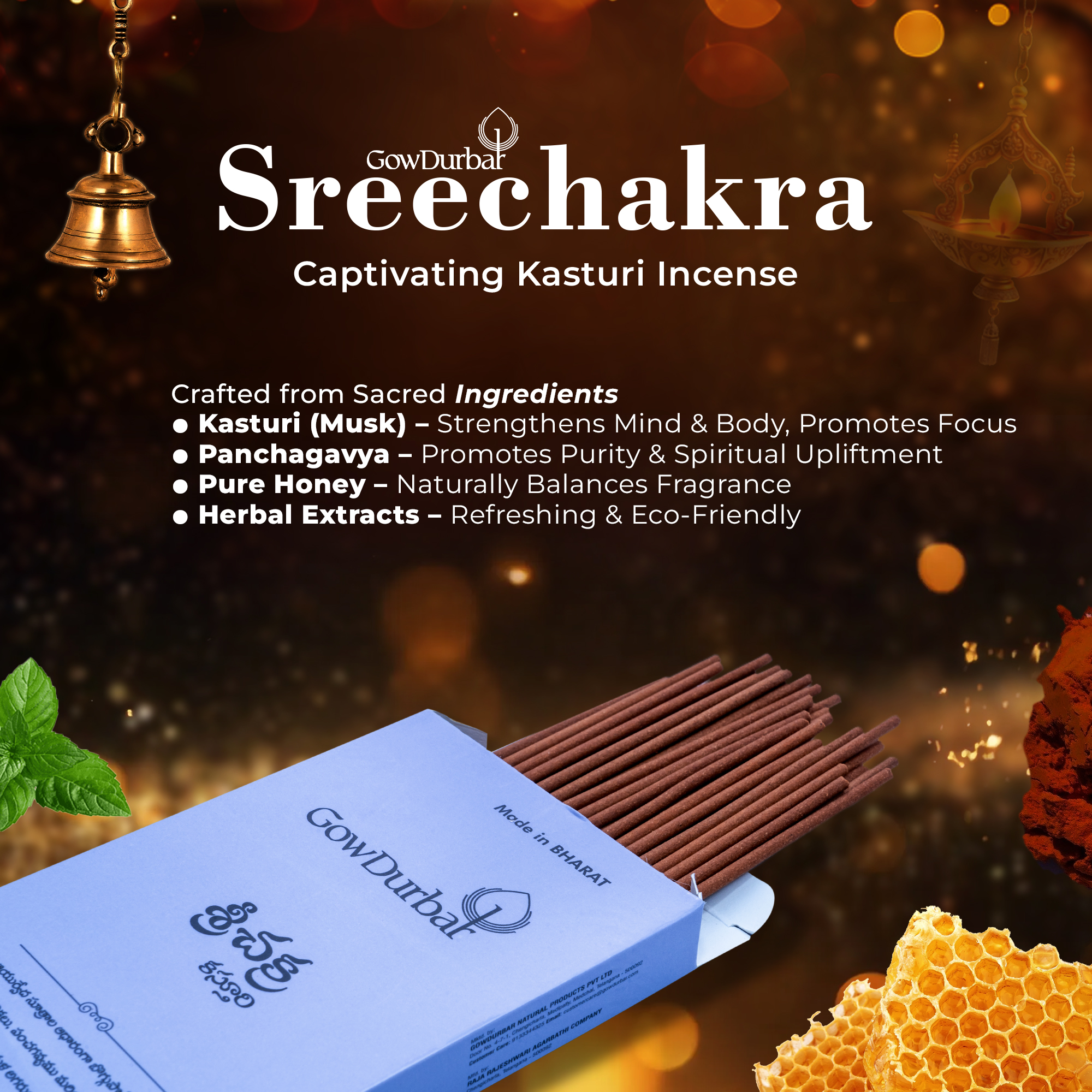 Sreechakra - Captivating Kasturi Incense - Image 2