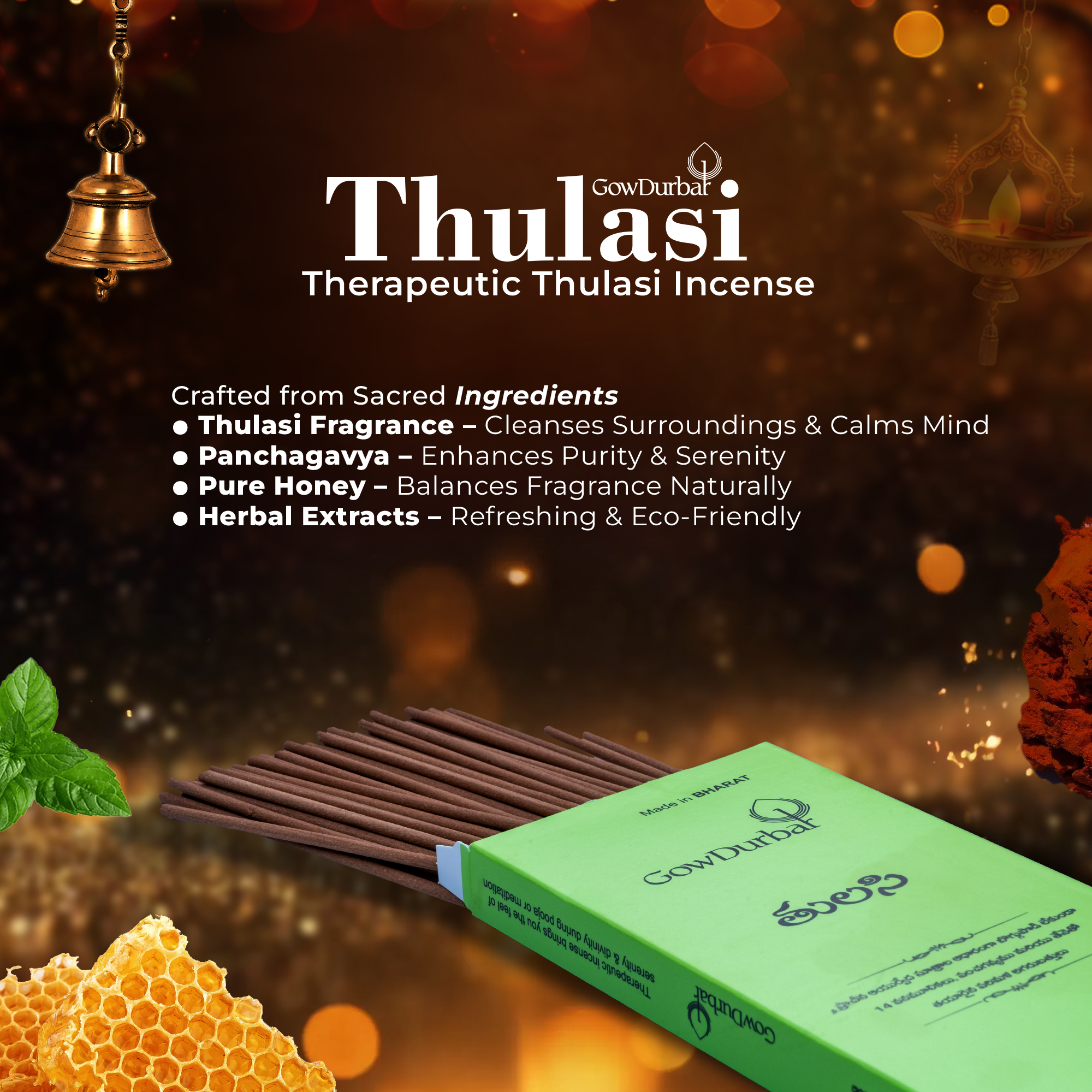 Thulasi – Therapeutic Thulasi Incense - Image 2