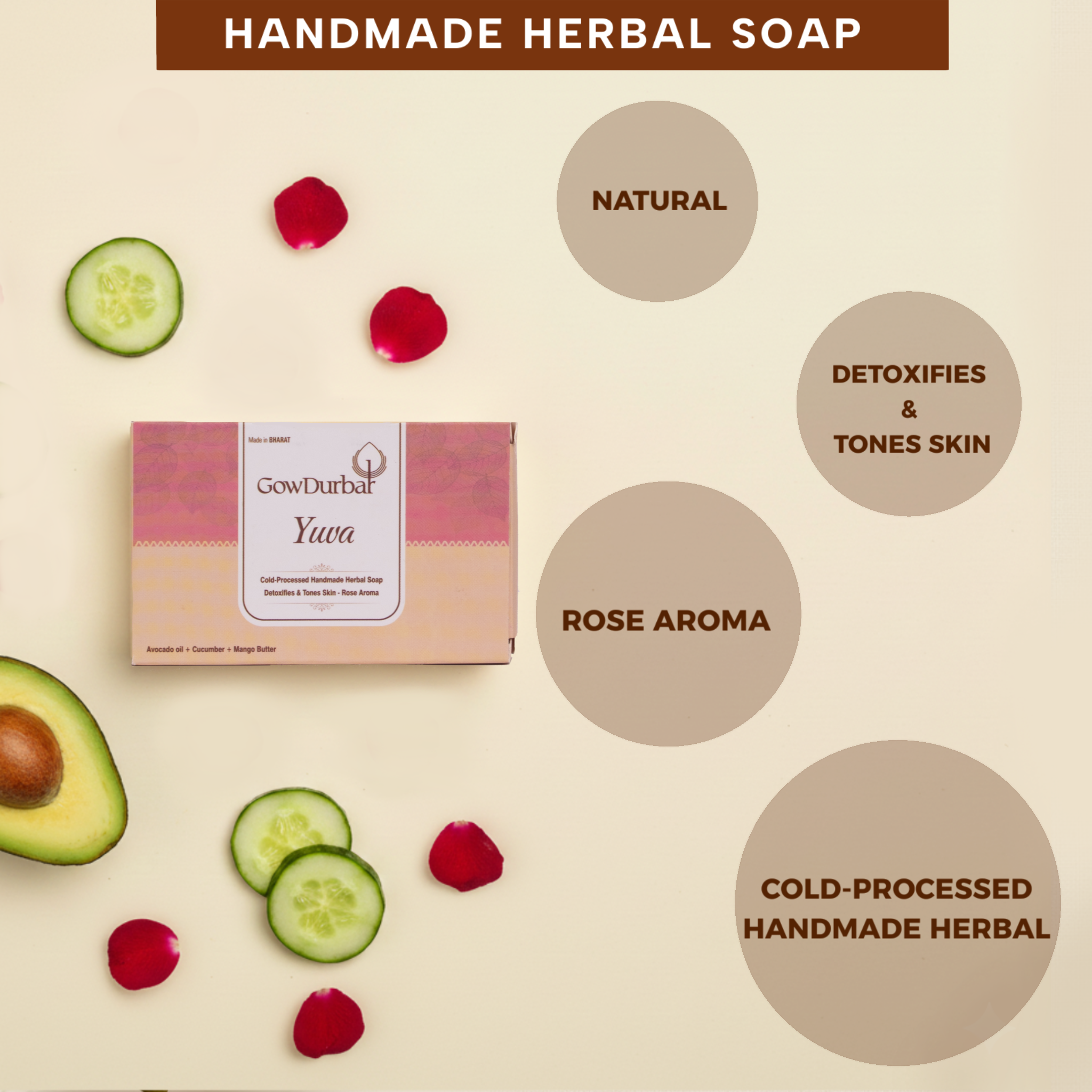 Yuva – Cold Processed Handmade Herbal Soap - Image 4