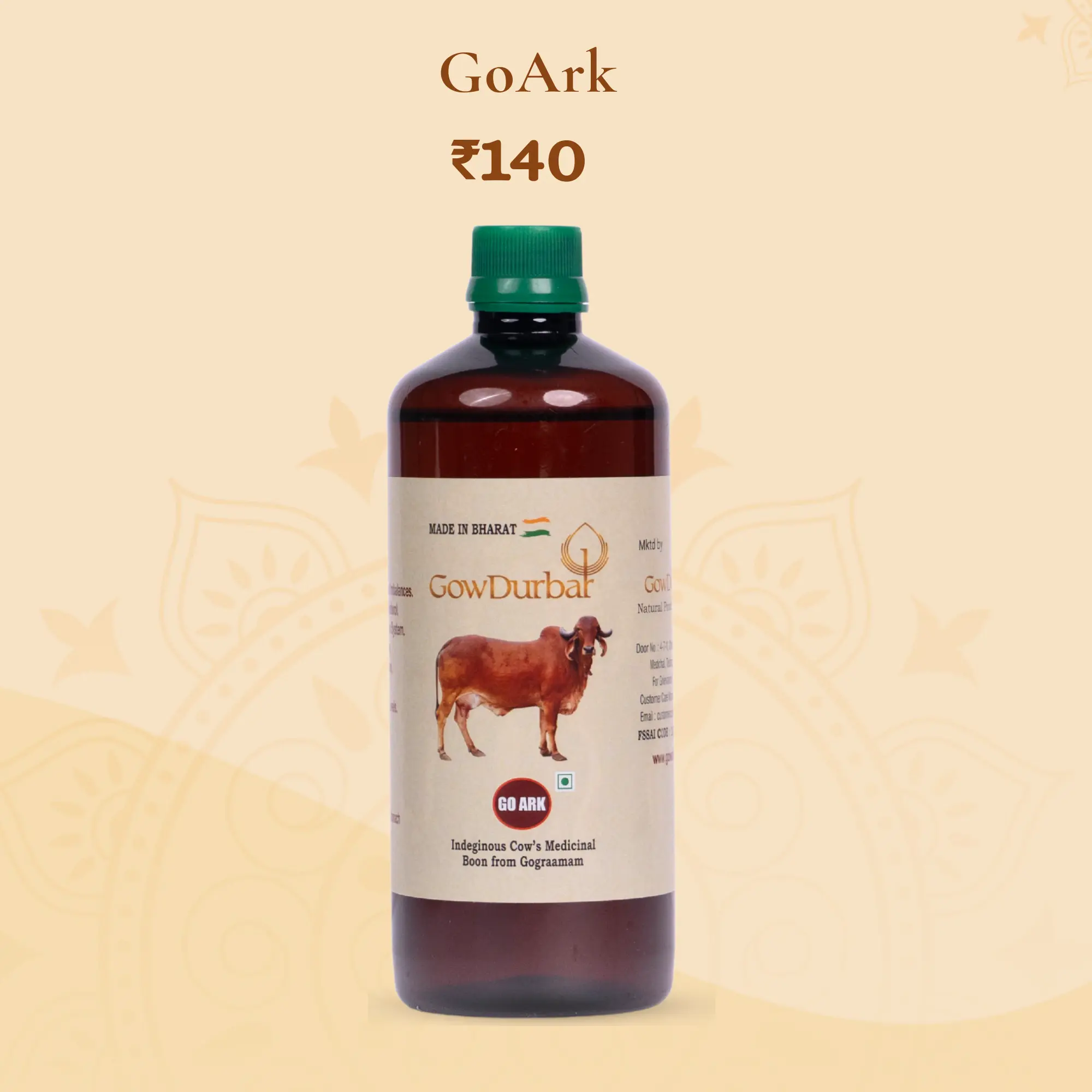 GoArk Indigenous Cow's Medicinal Boon from Gograsam by GowDurbar