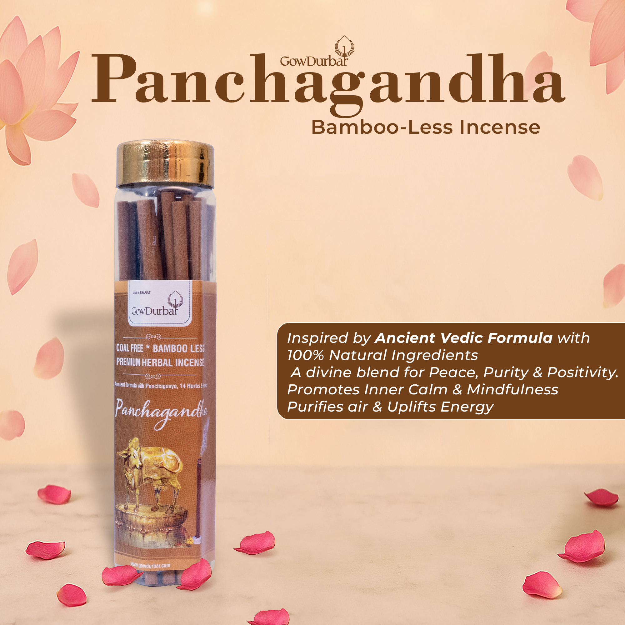 Panchagandha - Rejuvenating Bamboo Less Incense - Image 4
