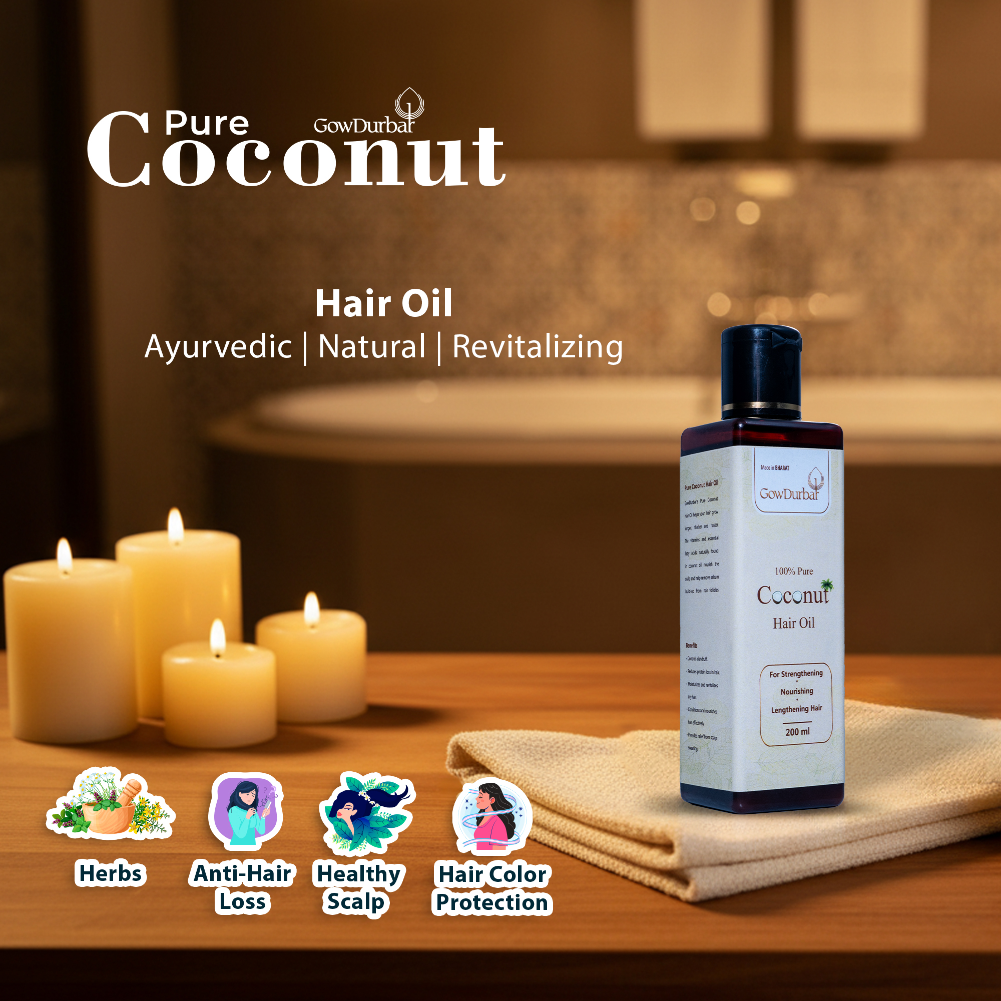 Pure Coconut Hair Oil