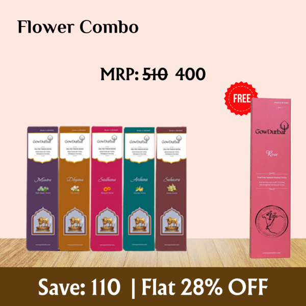 Flower Incense Combo – Rose Incense Free