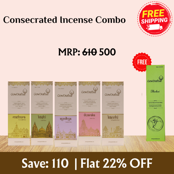 Consecrated Incense combo – Thulasi incense free