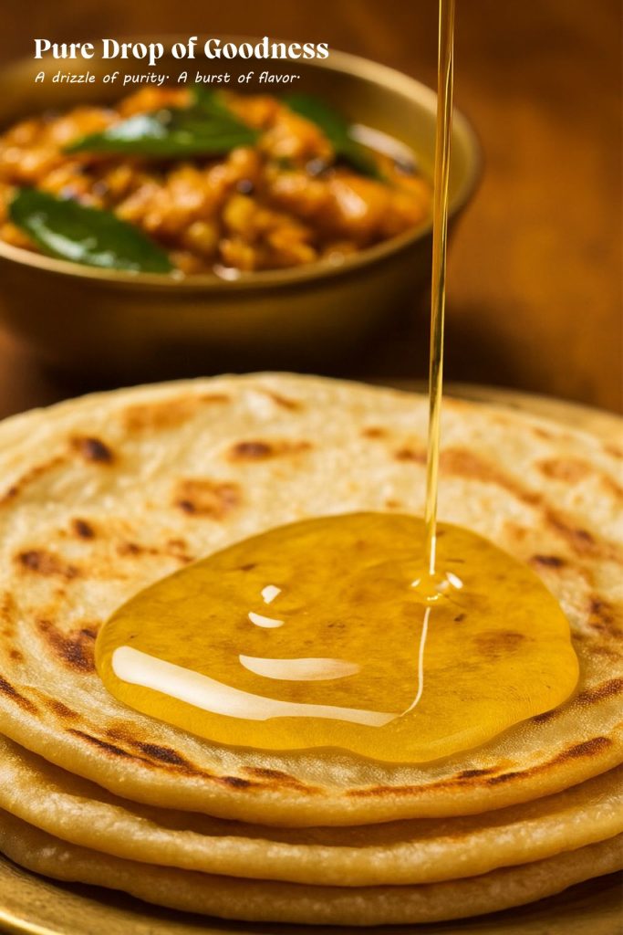 DAL TADKA WITH ROTI GOWDURBAR COW GHEE