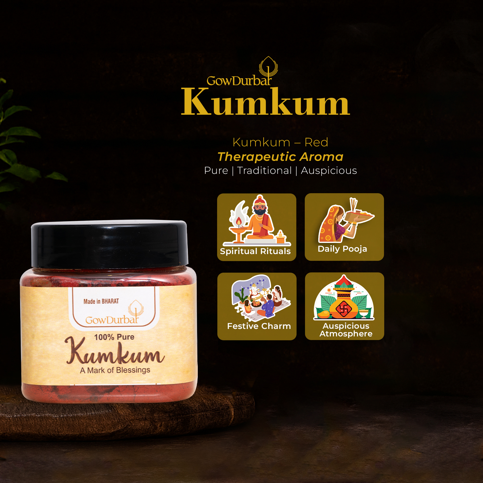 Kumkum – Maroon - Image 3