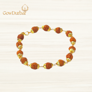 Rudraksha Bracelet 13 Beads - Panchaloha