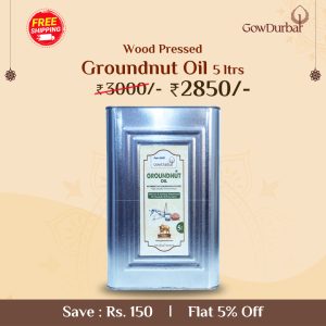 Wood-Pressed Groundnut Oil 5 Lt