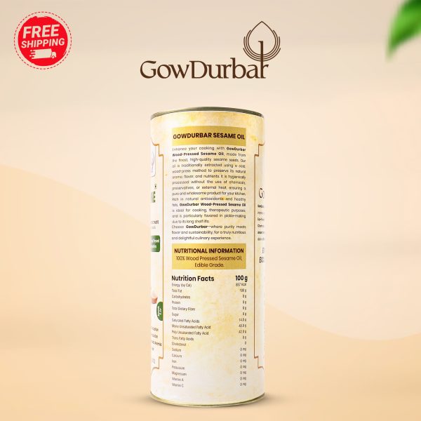 Wood Pressed Sesame oil - Image 2