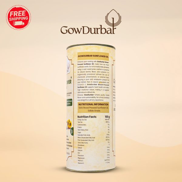 Wood Pressed Sunflower Oil - Image 2