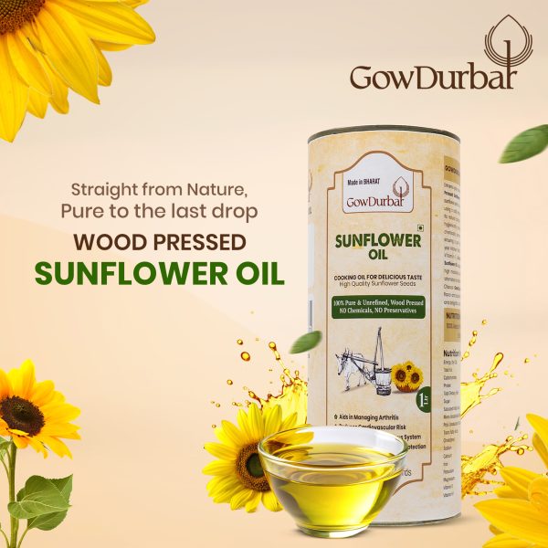 Wood Pressed Sunflower Oil - Image 3