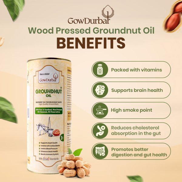 Wood Pressed Groundnut Oil - Image 4