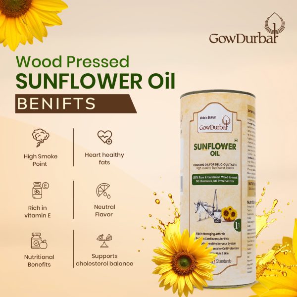 Wood Pressed Sunflower Oil - Image 4