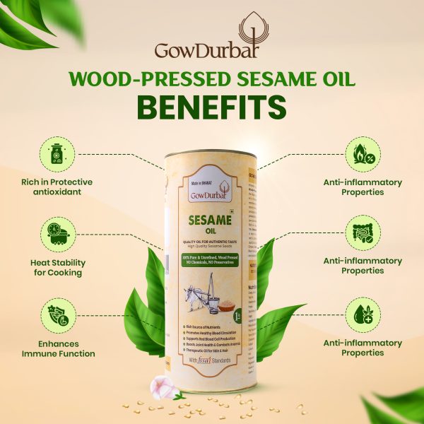 Wood Pressed Sesame oil - Image 5