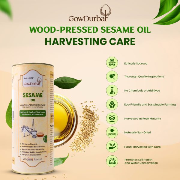 Wood Pressed Sesame oil - Image 6