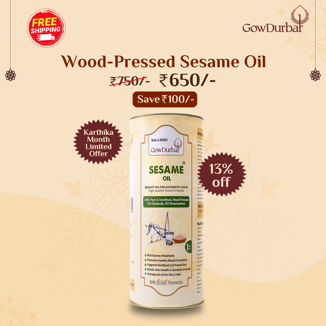 Wood Pressed Sesame oil