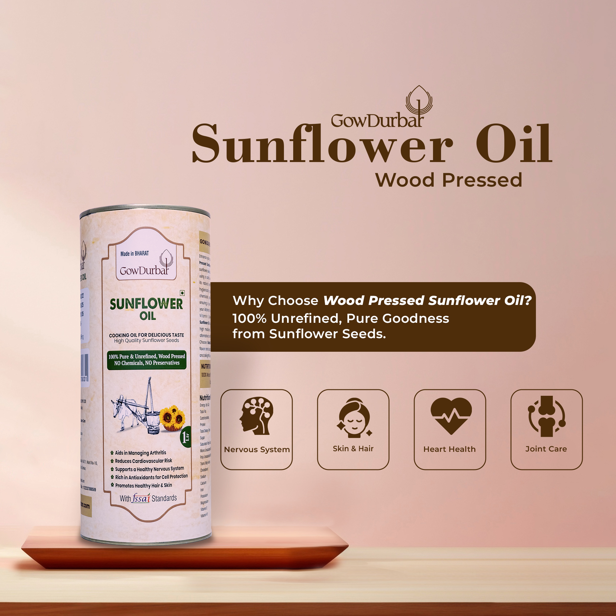 Wood Pressed Sunflower Oil - Image 5
