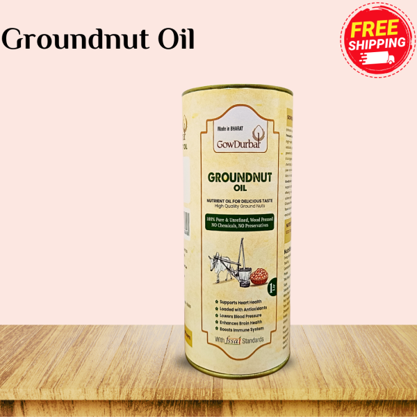 Wood Pressed Groundnut Oil