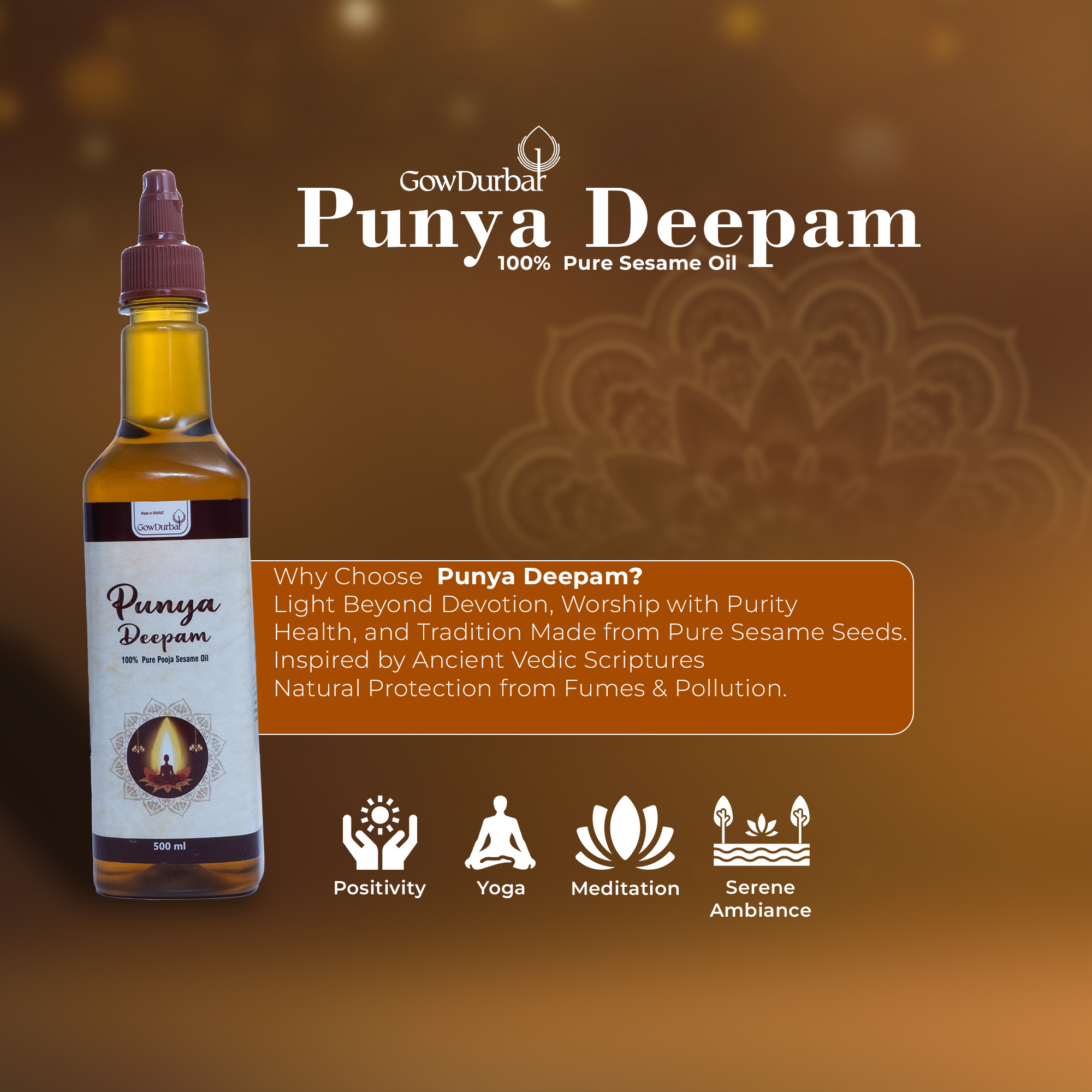Punya Deepam Oil – 500ml - Image 5