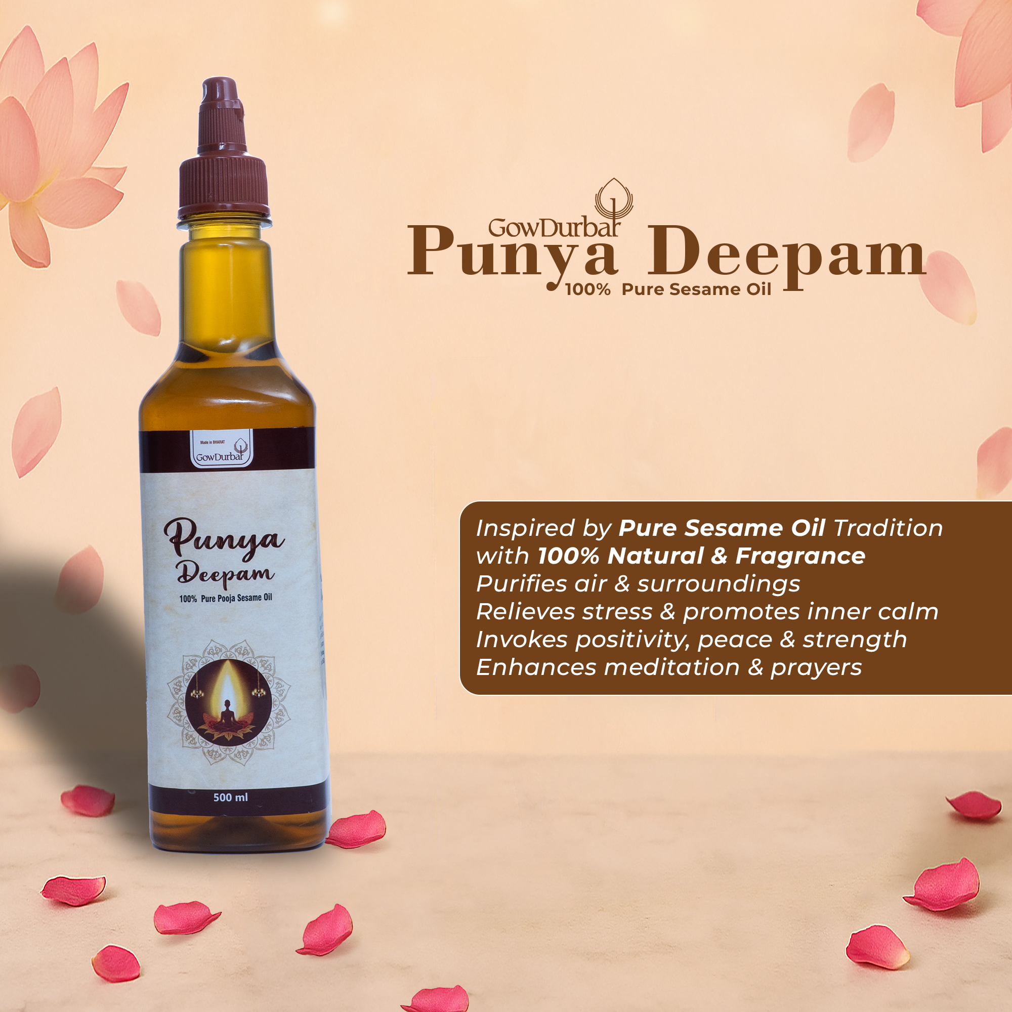Punya Deepam Oil – 500ml - Image 4