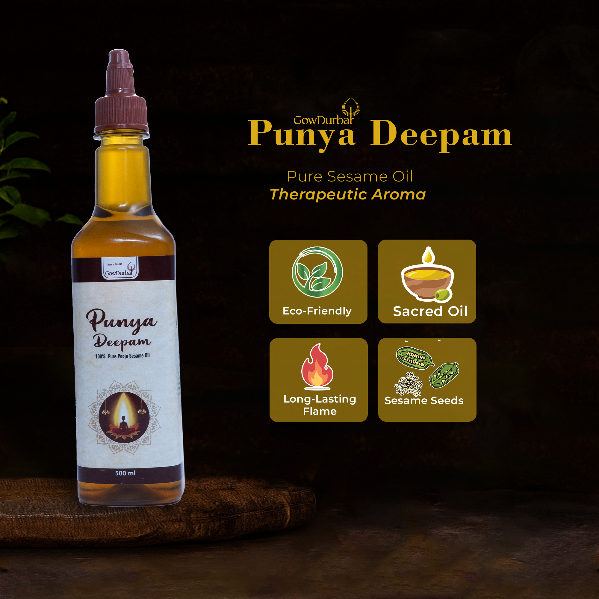 Punya Deepam Oil – 500ml - Image 3