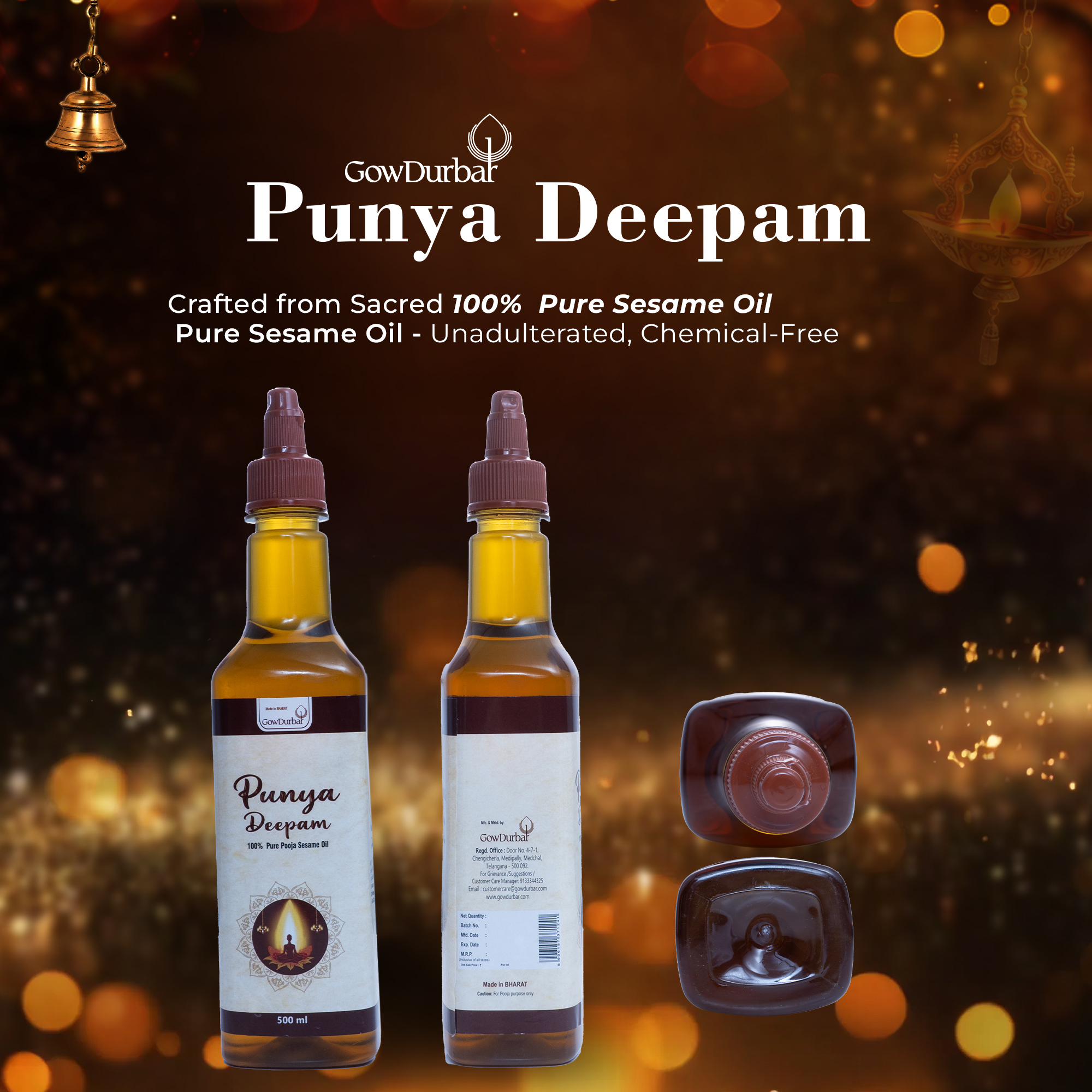 Punya Deepam Oil – 500ml - Image 2