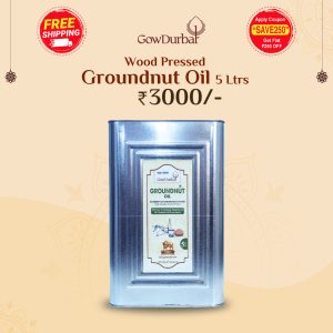 Wood-Pressed Groundnut Oil 5 Lt