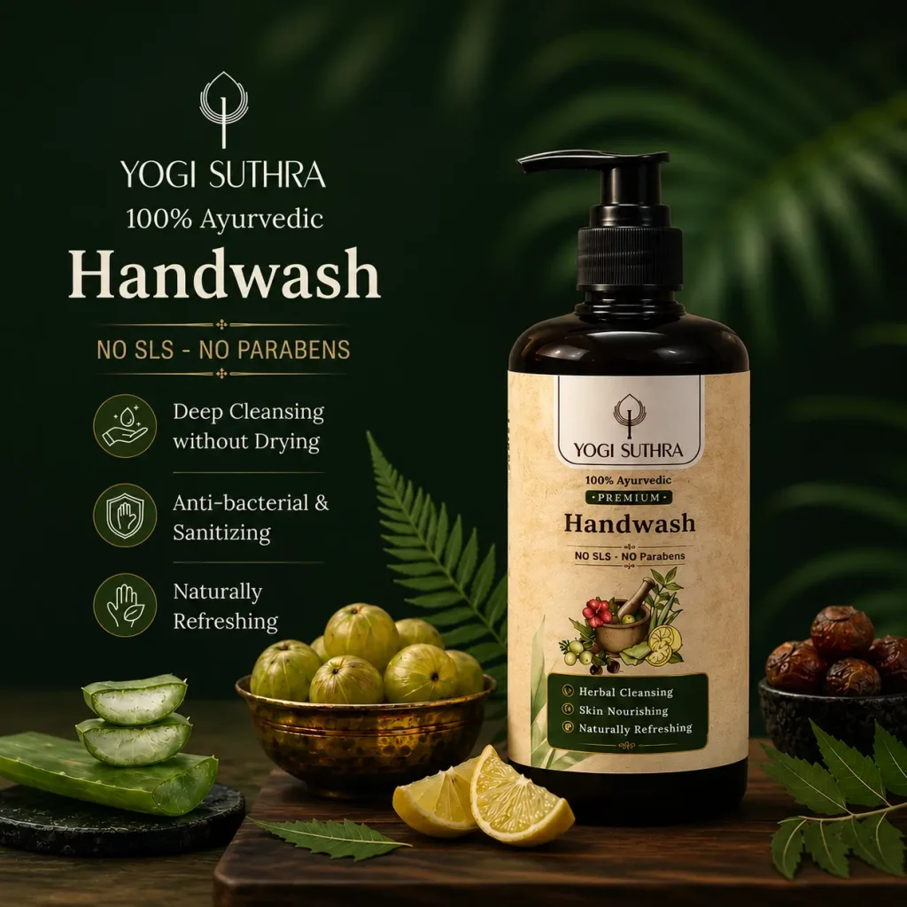 Yogi Suthra Herbal Hand Wash for Gentle Cleansing and Hand Hygiene